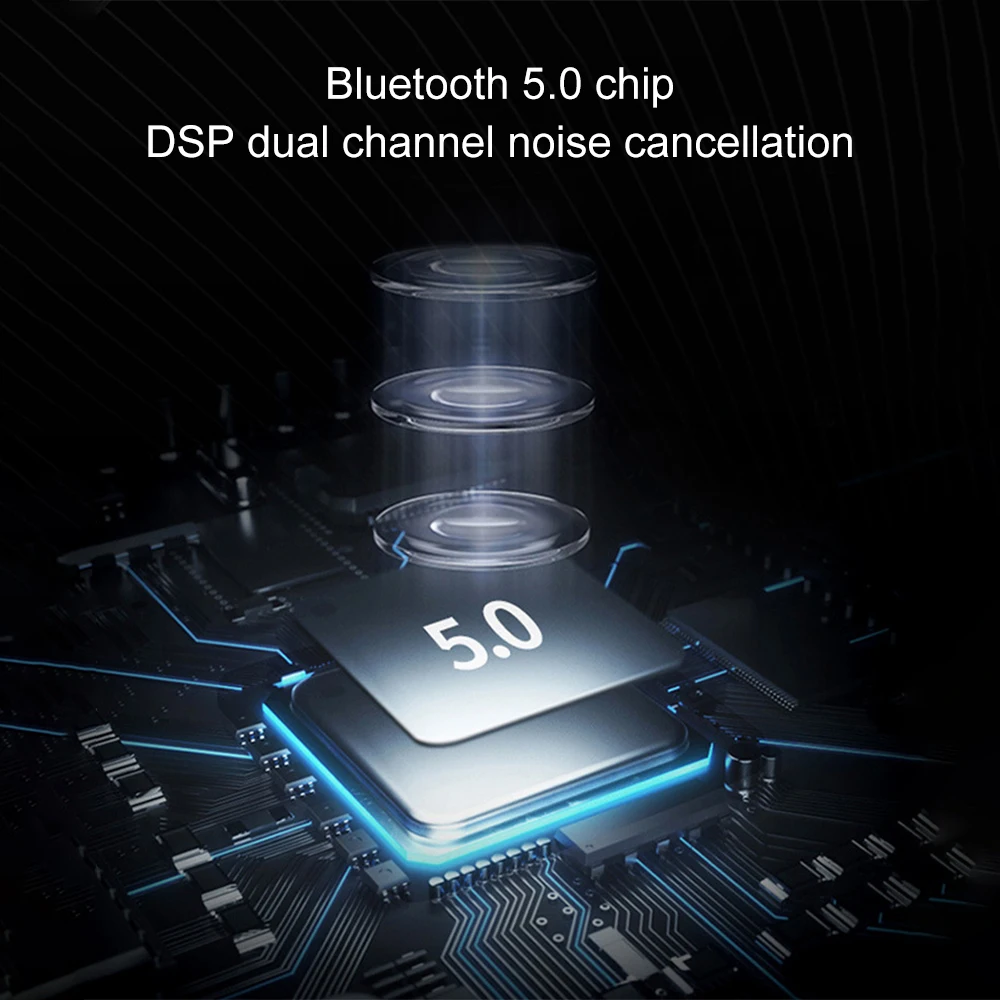 IPX5 Водонепроницаемый Bluetooth 5,0 наушники туры беспроводной CVC Noice отмена HD микрофон 3500 мАч светодиодный дисплей для мобильного телефона