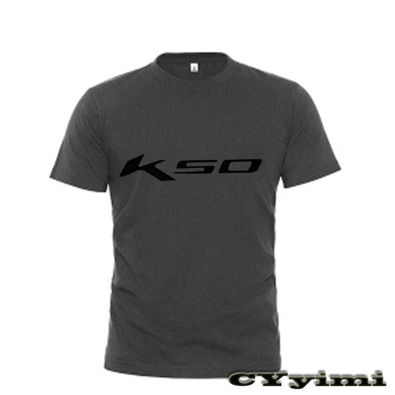 For KYMCO AK550 AK 550 year T Shirt Men New LOGO T-shirt 100% Cotton Summer Short Sleeve Round Neck Tees Male
