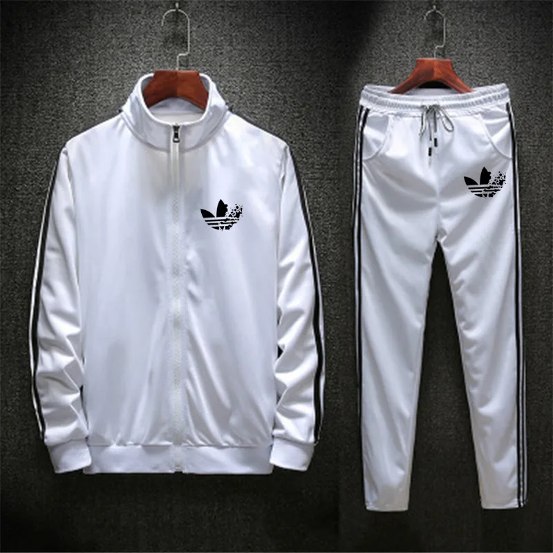 

Sports Suits Men Quick Dry Sports Suits Loose Tracksuits Mens Winter Autumn Fitness Running zipper Set Warm Jogging Tracksui