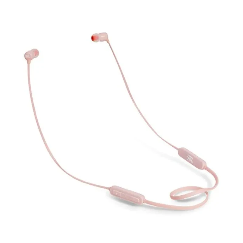 Pink JBL T110BT Беспроводной Bluetooth наушники-вкладыши стерео бас звуком с защитой от пота спортивные наушники 3-кнопочный пульт дистанционного управления с микрофоном наушники - Цвет: Pink