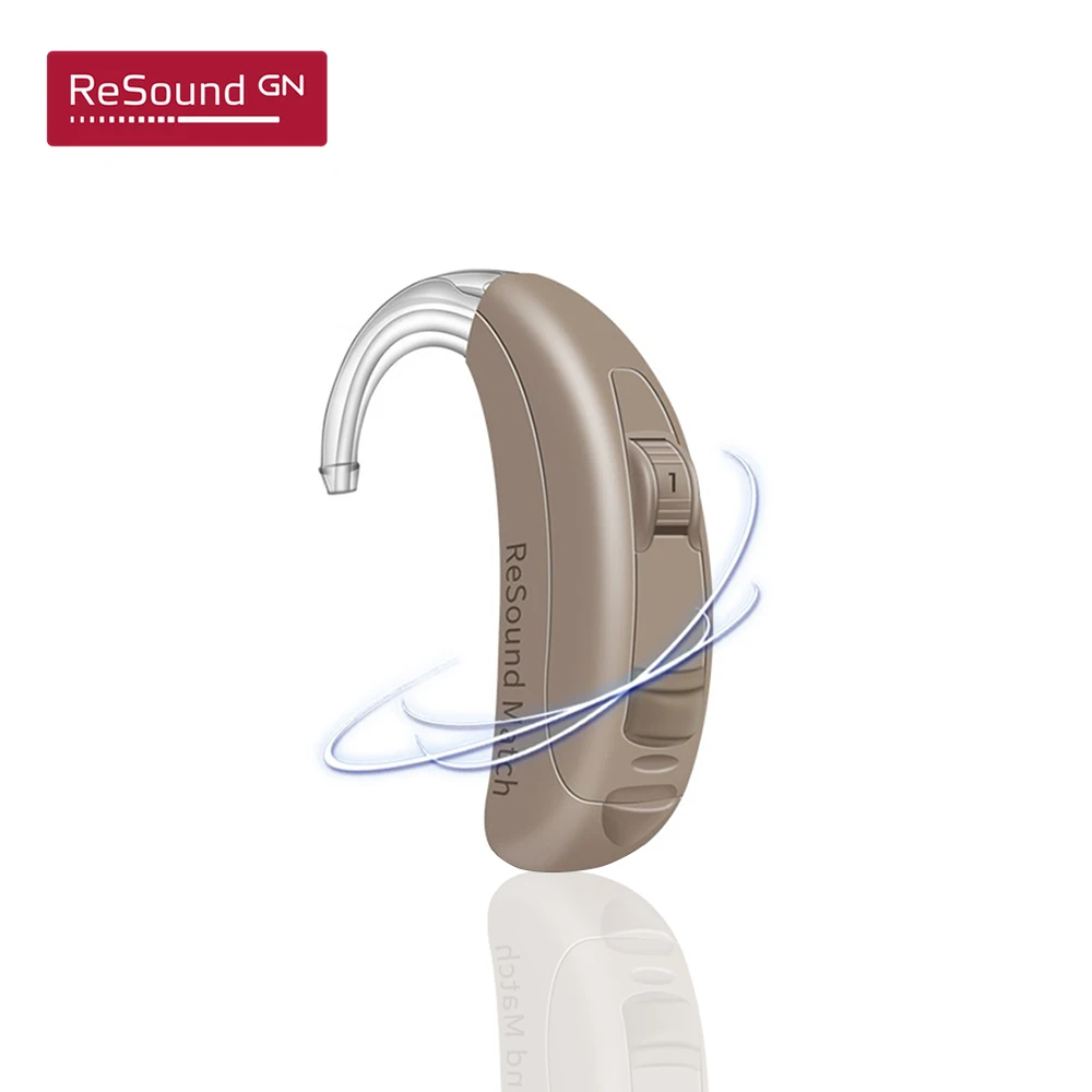 

Слуховой аппарат Gn Resound Match с регулируемым тоном усилитель звука для глухих пожилых цифровые мини-слуховые аппараты BTE