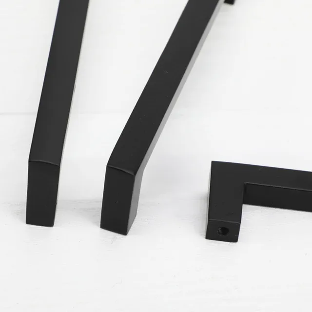 ที่จับตู้ ที่จับประตูห้องครัว ลูกบิดลิ้นชัก อลูมิเนียมอัลลอยด์ ที่จับประตูตู้เสื้อผ้า แปรงฮาร์ดแวร์สไตล์โมเดิร์น 5