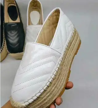 

2020 Spring/Autumn Women Ballet Flats Soft bottom Genuine Leather Women's shoes Casual Flat Shoes Thick-soled heightening shoes