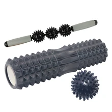 Rolo de espuma para massagem corporal, rolo de massagem muscular para ioga, fitness, academia, massagem corporal, relaxamento