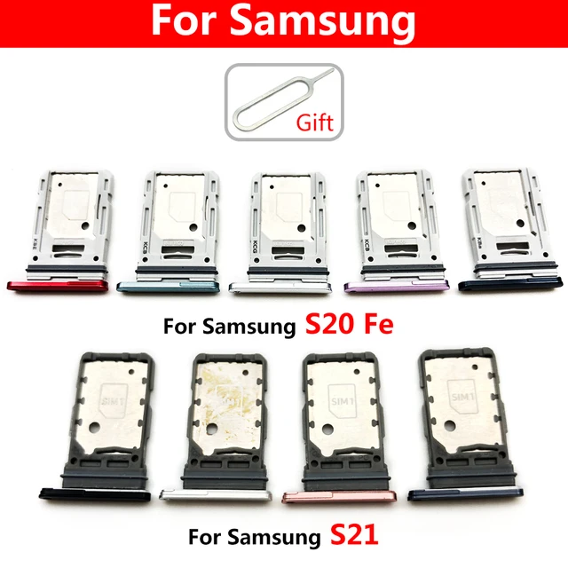 Adaptateur de carte SD pour Samsung Galaxy S21, S20 Plus Ultra Fe, fente  pour carte EpiCard,