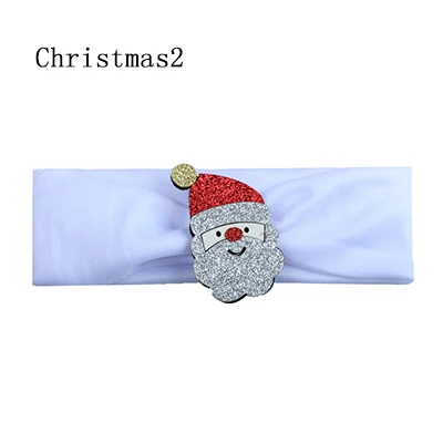 Christmas2 Рождественский обруч-украшение для волос Рождественская елка Санта Клаус тюрбан Детские вечерние рождественские украшения для маленьких девочек - Цвет: Christmas2