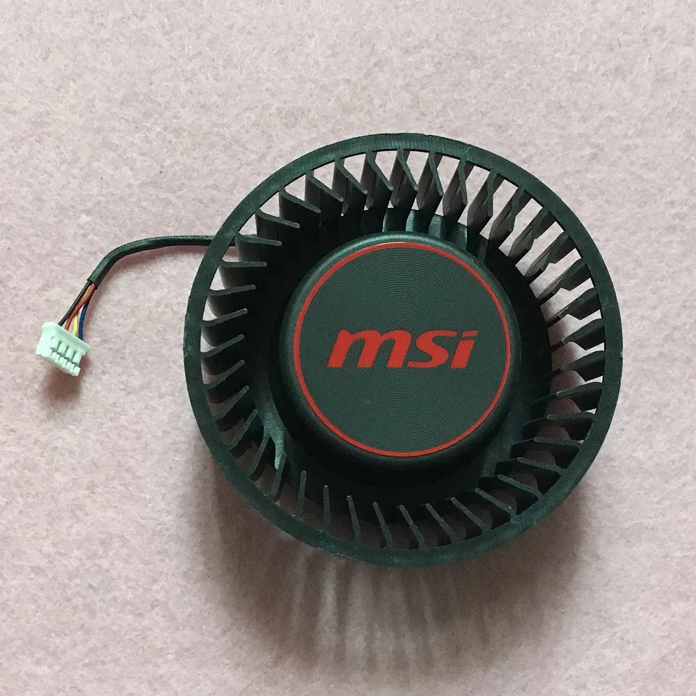 Круглый охлаждающий вентилятор R267 75 мм для видеокарты сменный 38 12 В 4 контакта MSI