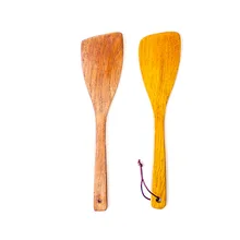 Японский Корейский антипригарный горшок только для приготовления угловых лезвий деревянная кухонная лопатка для котелка с выпуклым днищем производители Настраиваемые