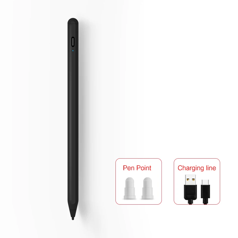 Lápiz óptico Compatible para Xiaomi Pad 6 / Mi Pad 5 Pro/Pad 5 Pen Tablet  Touch Pencil Lápiz óptico-Recargable -Acción magnética -No Bluetooth  (Negro) : : Informática