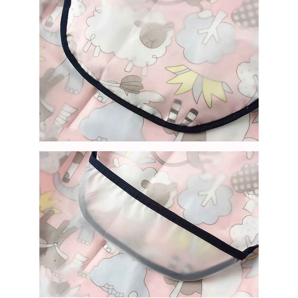 Baby Bib Waterproof Apron Long Sleeve Art Smock for Kids Baby Stuff Chest Protection Feeding Bibs