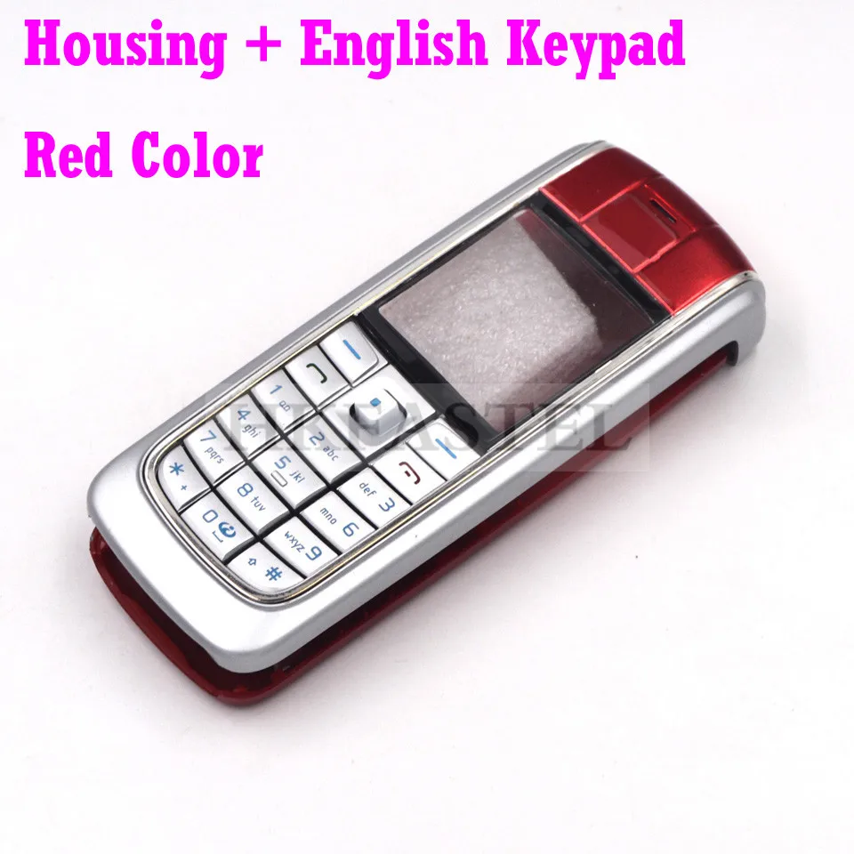  HKFASTEL New Housing keyboard For Nokia 6021 Front LCD Display Frame Cover Back battery Case Englis