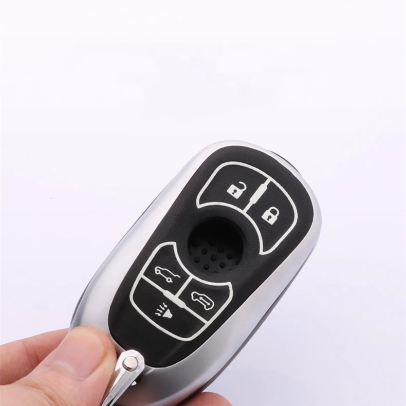 Чехол для ключей автомобиля из цинкового сплава для Chevrolet Cruze Aveo Trax Opel Astra Corsa Meriva Zafira Antara J Mokka Insignia Buick