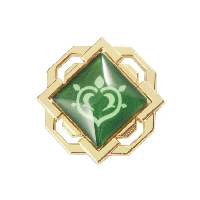 Game Genshin Impact Eyes Of God Mondstadt Pins Brooches Luminous 7 Element Kawaii Cosplay Badges 021