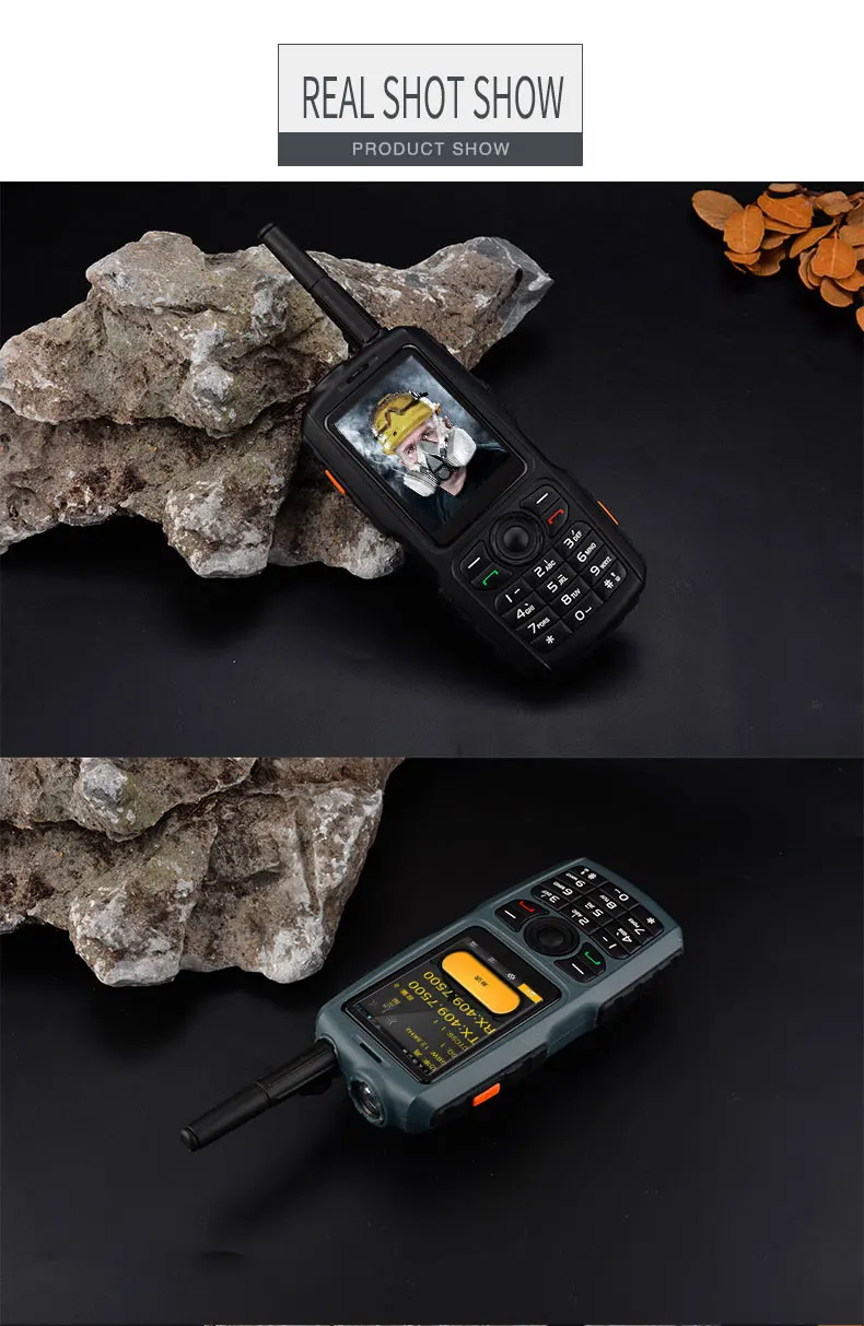 3g Wcdma Защищенный телефон Android с UHF 2W домофон PTT