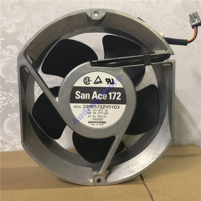 Japan Imported SANYO 17cm17251 12V 2.3A 3950RPM 276CFM Double ball 4-wire cooling fan air blower 109E5712V5Y03 | Инструменты