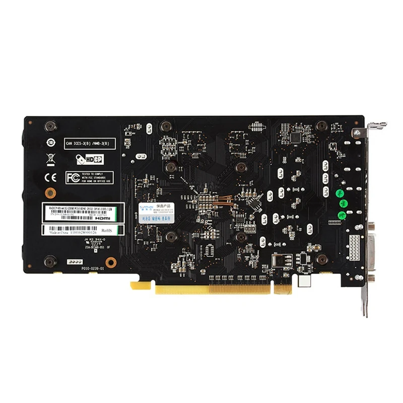 Оригинальная Видеокарта SAPPHIRE RX 460 4GB GPU AMD Radeon RX460 4GB OC screen, видеокарты для настольного ПК, компьютера, карта HDMI PCI-E X16