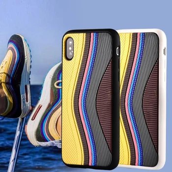 

Hot Luxury brand Sneakers Shoe box 3D silicon cover case for apple iphone 11 Pro X XS XR MAX 7 8 plus funda phone coque