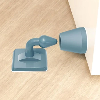 

Silicone Door Floor Stopper Anti Collision Door Holder Self Adhesive Door Stopper Wall Protector
