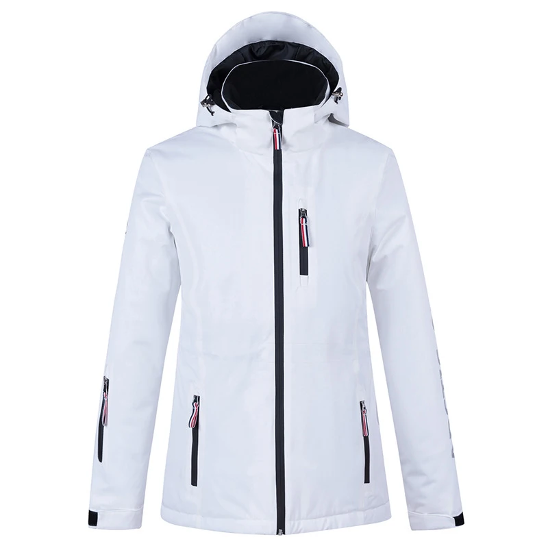 New Winter Ski Jacket For Women White Snow Coat Female Thick Warm