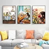 Zozack Needlework,DIY Printed Cartoon Love girl Cross stitch Sets For Full embroidery Cross-Stitch kit home wall decoration ► Photo 2/6