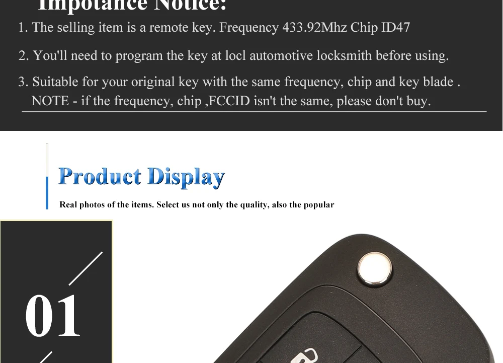 Keyforkess 2ALBS1SG24 telecomando per auto 433MHz ID70 per Chevrolet Aveo Cavalier 2019 2020 fit Buick Excelle 2015-2021 Opel - H69ec2adadd2b4994b3a652a6d55ff871Z