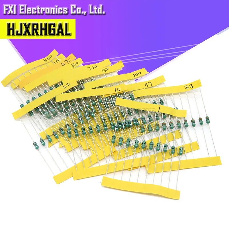 120 шт. 0307 1/4 Вт 0 25 индуктор 1uH 1MH 12valuesX10pcs компонент образец Ассорти Набор Новый