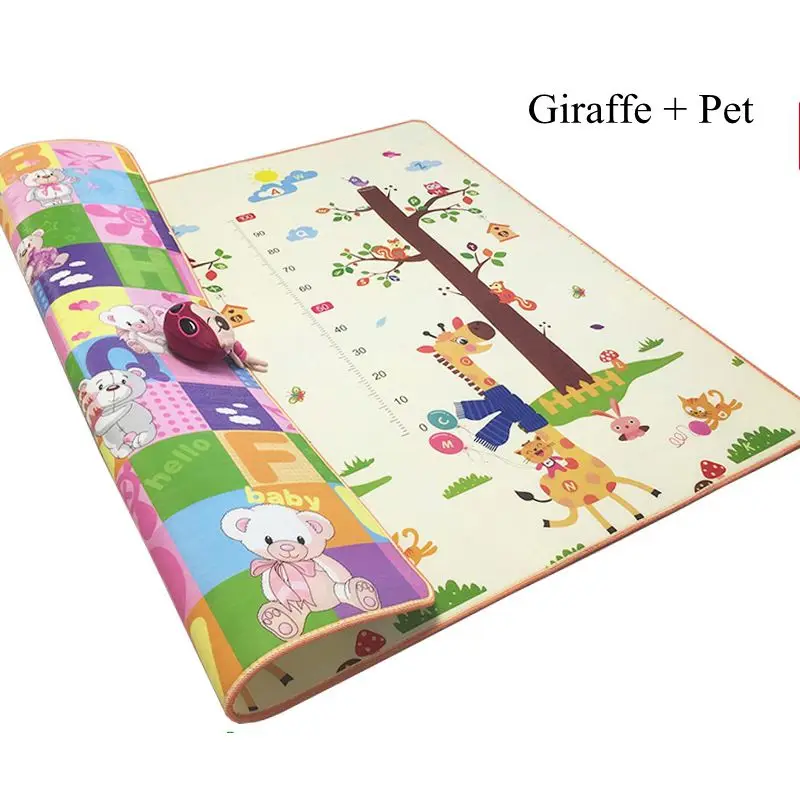 Игровой коврик, детский игровой коврик, детский коврик для ползания, развивающий коврик, детский коврик из пены, игровой коврик, игровой коврик - Цвет: giraffe-pet