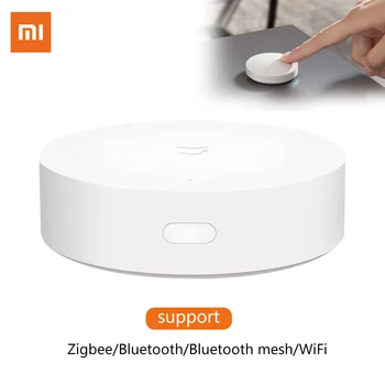 

Xiaomi Multimode Smart Home Gateway ZigBee WIFI Bluetooth Mesh Hub Work With Mijia APP Apple Homekit Intelligent Home Hub