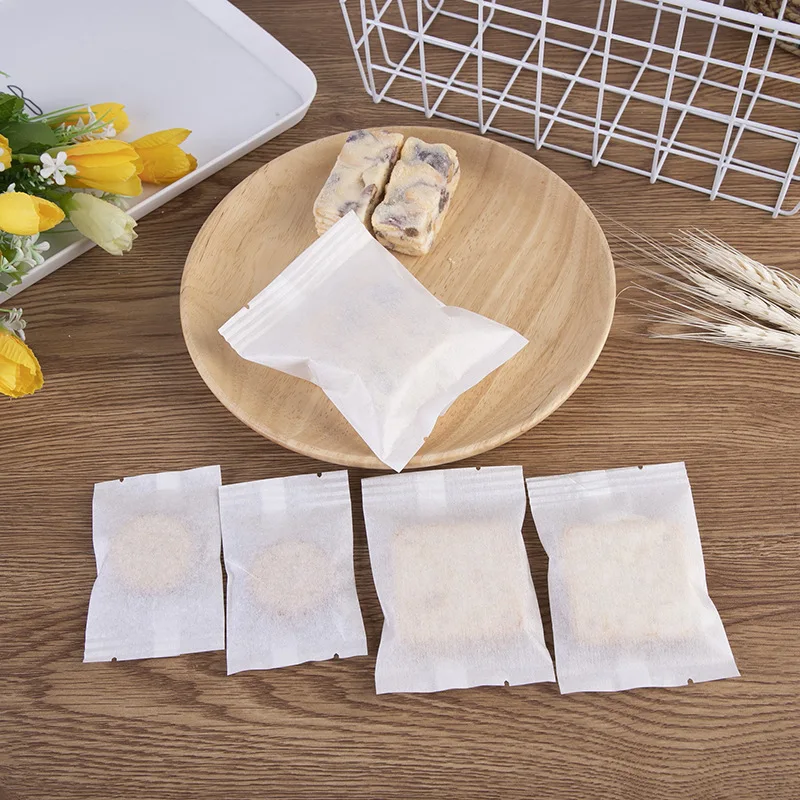 LBSISI 생활 50pcs/100pcs 화이트 코 튼 종이 사탕 가방 생일 베이비 샤워 파인애플 케이크 누가 캔디 DIY 선물 Pacakging