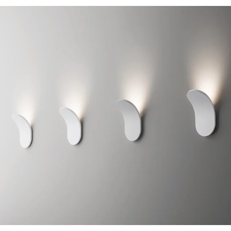 SANDIY Creative Wall Lamp Night Light For Bedside Bedroom Corridor Contracted Style Indoor Decoration Background Wall Lighting