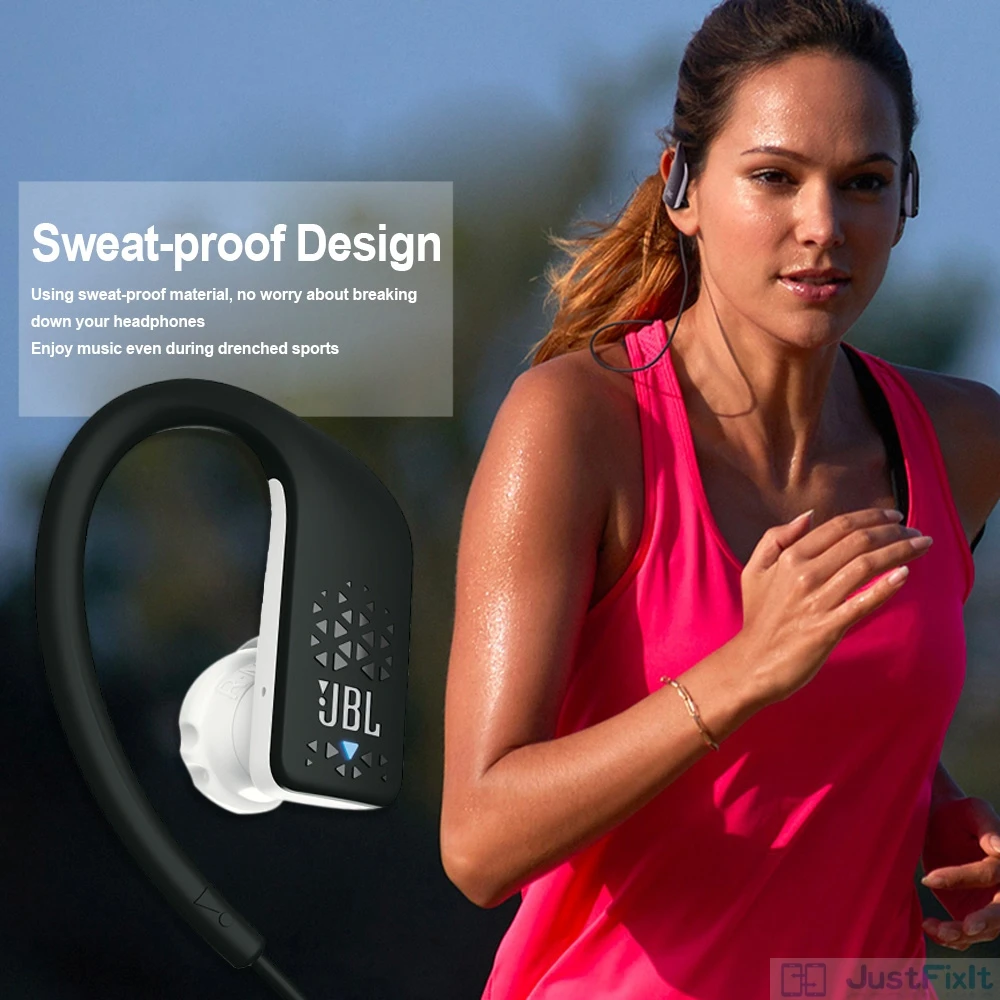 Earphone JBL Grip 500 Wireless Bluetooth Sports Headphone Headset Bass Sound Earbuds Touch Control Sweatproof Handsfree with Mic