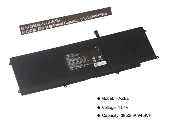 HAZEL 3950mAh Kingsener желто RC30-0196 RZ09-0196 ноутбук Батарея для Razer blade Stealth v2 i7-7500U 13," сенсорный экран QHD I7-8550u 3ICP4/92/80 - Цвет: HAZEL 3950mAh