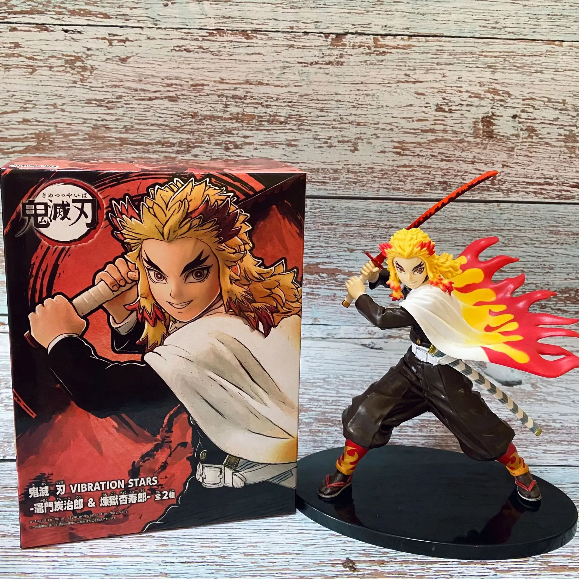 cm Kimetsu No Yaiba Anime Figure Vibration Stars Rengoku Kyoujurou Figure Artfx J Demon Slayer Agatsuma Zenitsu Figurine Toys Aliexpress