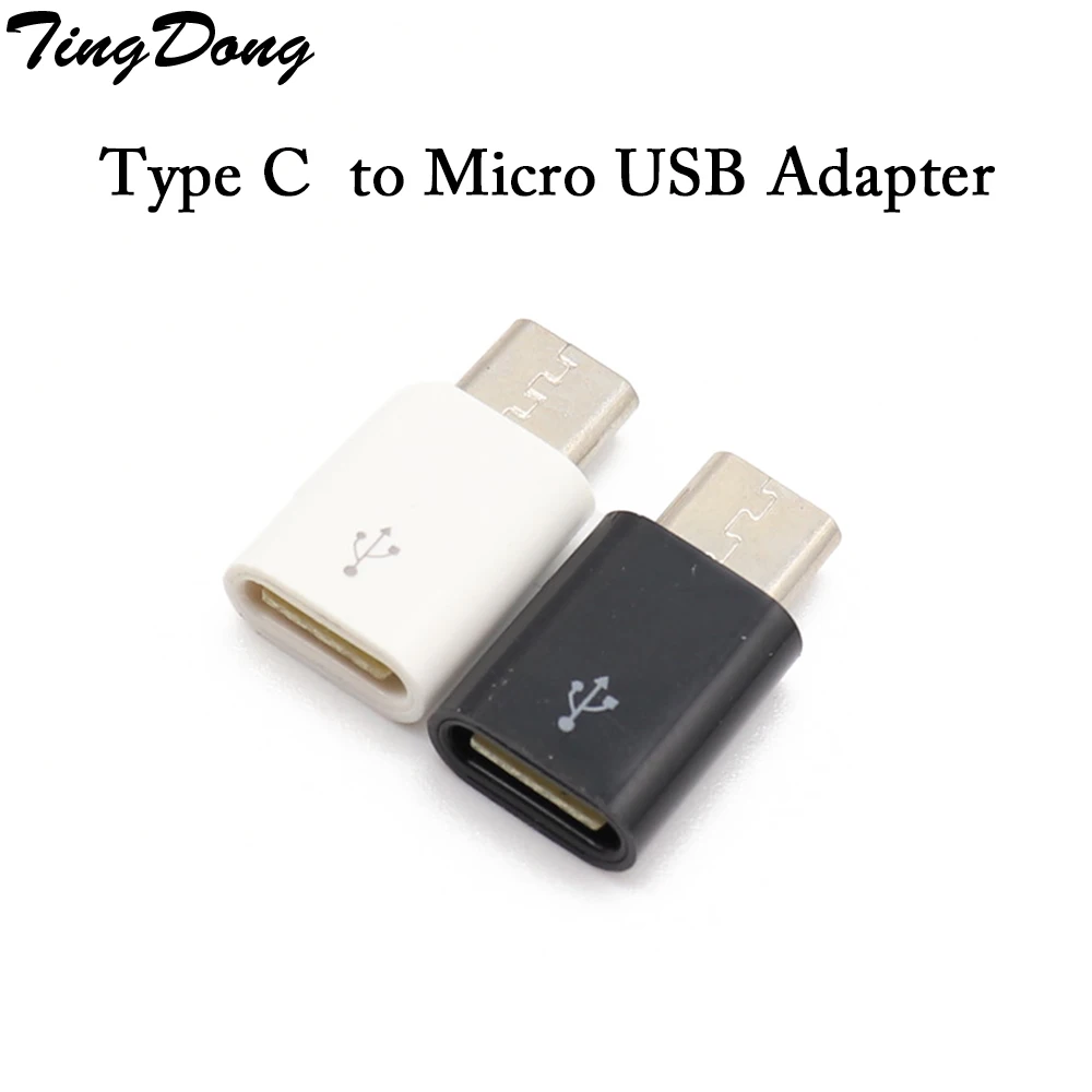 TingDong 6 шт. USB-C type-C к Micro usb кабель для зарядки адаптер конвертер usb type C Женский к Micro USB Мужской