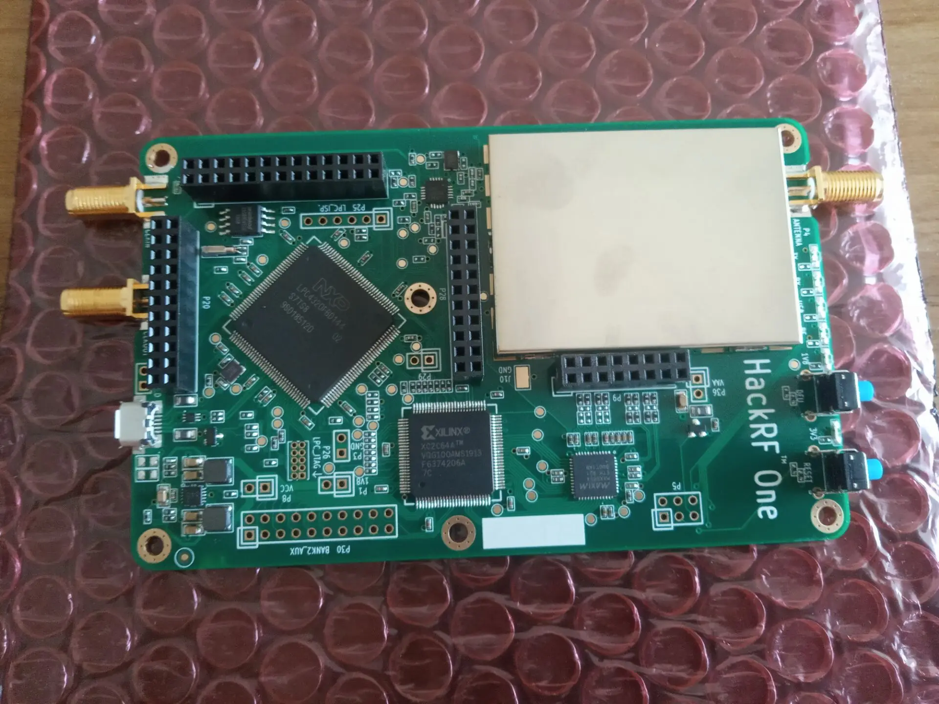 hackrf one Хаос прошивка portapack с HackRF один 1 МГц до 6 ГГц программное обеспечение определенная радио макетная плата RTL SDR приемник gps симулятор - Комплект: hackrf one