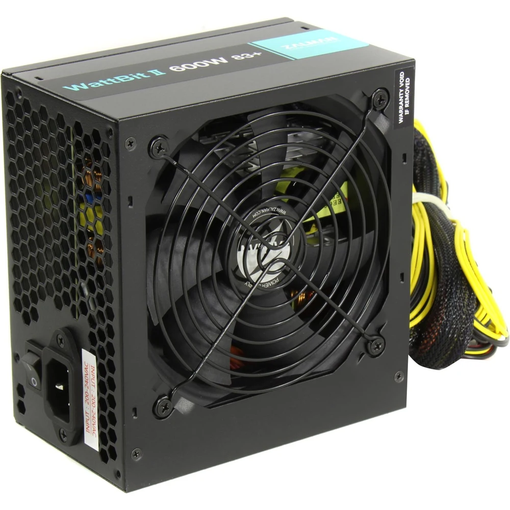 Блок питания 600W Zalman ZM600-XEII Wattbit 83+ (ATX 20+4 pin 120mm fan 4xSATA) (ZM600-XEII) | Компьютеры и офис