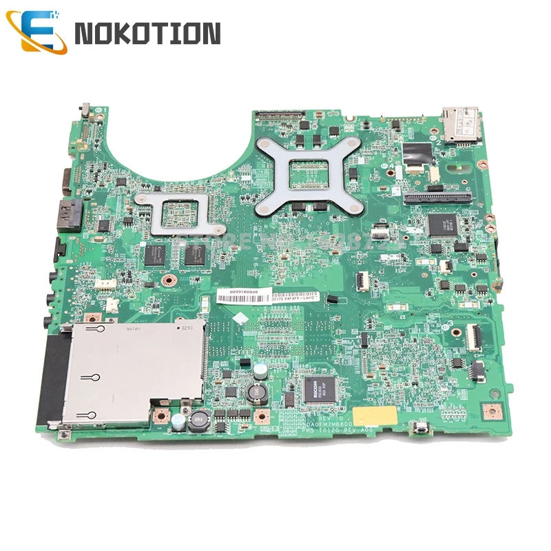NOKOTION CN-0P171H 0P171H DA0FM7MB8D0 для Dell Studio 1537 Материнская плата ноутбука PM45 DDR2 Бесплатный процессор HD 3450 gpu