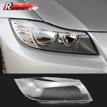 

RONCHEIN PC Headlights Shell for BMW 3 Series E90 E91 2004-2011 Lens Headlights Cover Xenon Lamp Halogen Lamp Head Light Len