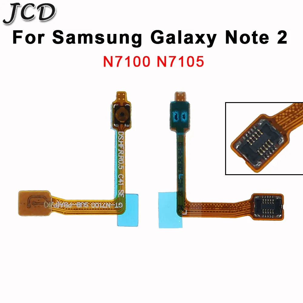 JCD кнопка включения/выключения питания гибкий кабель для Samsung Galaxy Note 2 N7105 N7100 GT-N7100