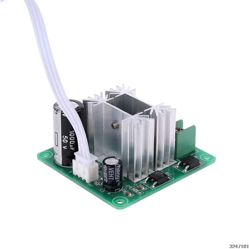 DC 12V 24V 10A ШИМ регулятор скорости двигателя Лер регулятор цифровой переключатель контроля скорости