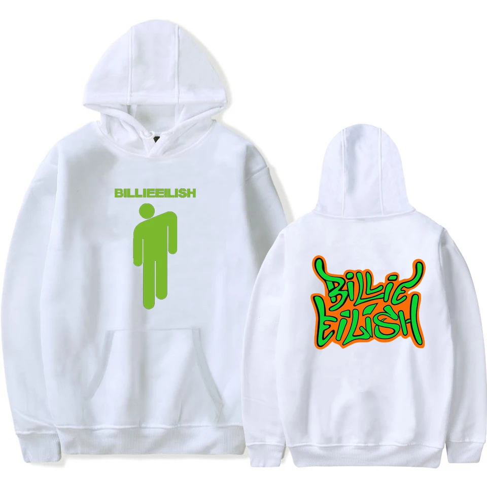 Billie Eilish уличная толстовка с логотипом, Толстовка для женщин и мужчин, толстовка, Одежда Harajuku, повседневные толстовки в стиле хип-хоп, Kpop, толстовки