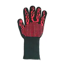 Термостойкие перчатки для барбекю для приготовления пищи, выпечки, гриля, духовки, кухонные перчатки, толстые силиконовые перчатки для барбекю, акция