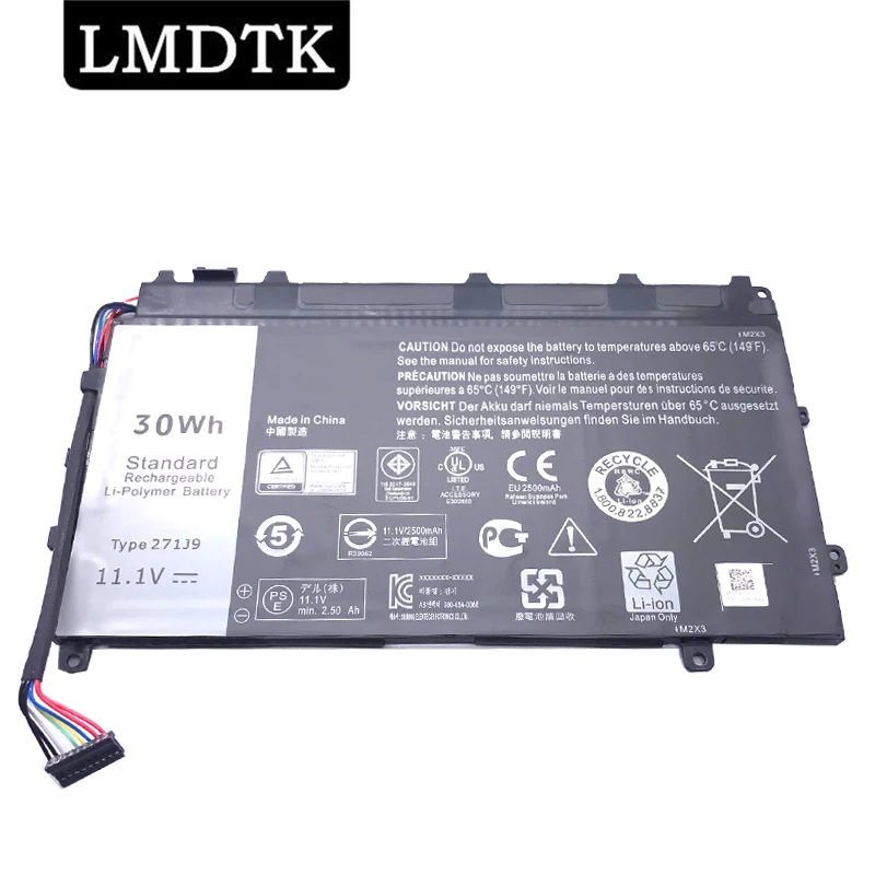 

LMDTK Genuine New 271J9 Laptop Battery For DELL Latitude 13 7000 7350 GWV47 0GWV47 YX81V 11.1V 30WH