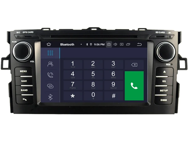 PX5 Octa(8)-Core Android 9,0 автомобильный dvd-плеер для TOYOTA AURIS 2007-2011 Автомобильный аудио gps Мультимедиа Навигация