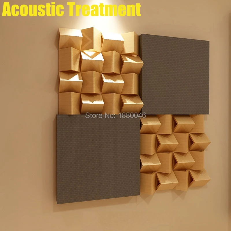 US $303.05 New arrival Professional wood sound diffuser acoustic panel Acoustical diffuser panel sound diffuser for Hifi Room Studio Room