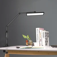 Long Arm Clip-on Lamp Adjustable Brightness Remote Control Touch Dimmer LED Table Lamp For  Reading Room Business Office Work 2