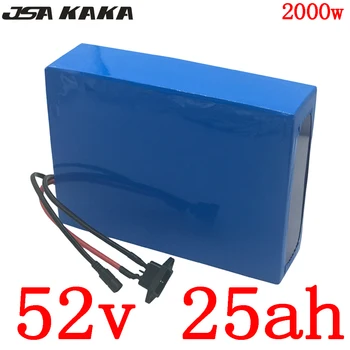 Preise 48V 52V 25AH Lithium-Akku 48V 52V 25AH Elektrische Fahrrad Batterie Für 48V 52V 1000W 1500W 2000W Elektrische Roller Batterie