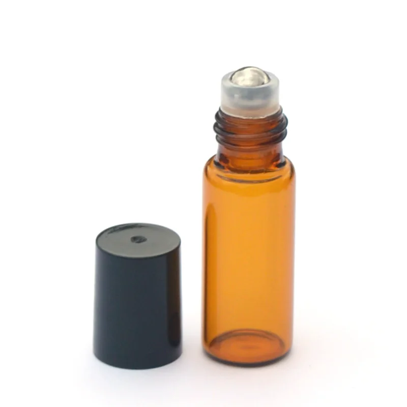 Fast Shipping 5ml Roll Bottles for Essential Oils Roll on Refillable