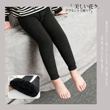 Теплые штаны, плотные штаны с бархатом, детские леггинсы для мальчиков, Детские хлопковые брюки средней длины, осенние и осенние штаны для мальчиков