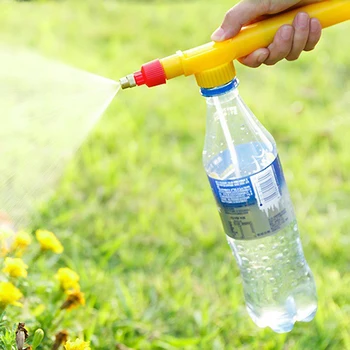 

1Pcs Simple Creative Beverage Bottle Interface Lever Spray Watering Can Gardening Spray Disinfection Sprayer